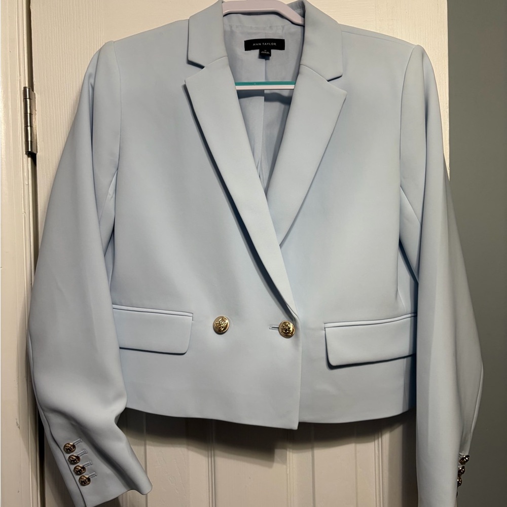 Ann Taylor Light Blue Women's Blazer